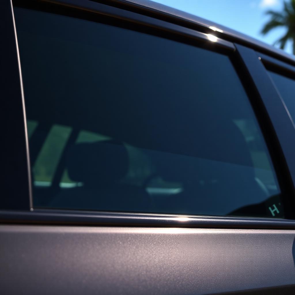 BEFORE window tint install